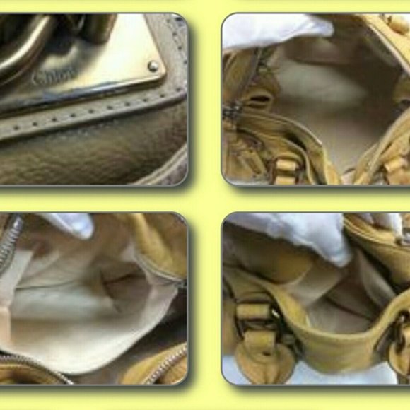 Chloe Paddington leather gold tote bag key lock - Picture 5 of 7